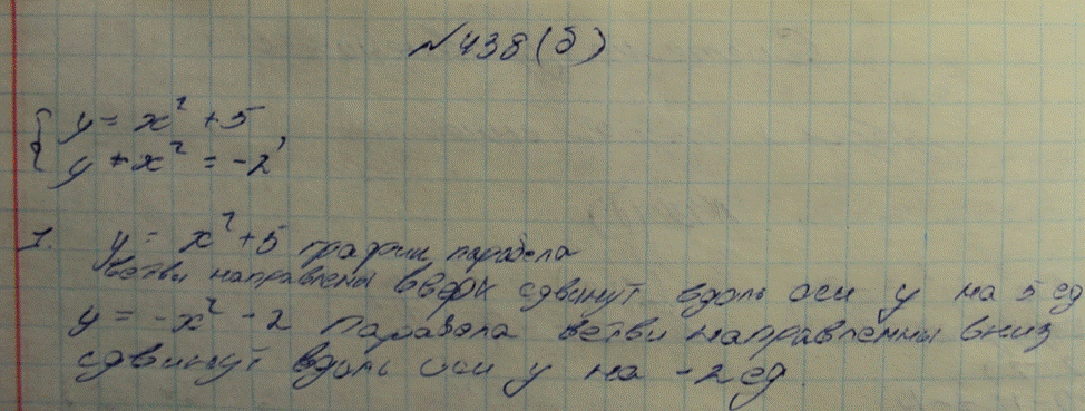 Изображение Упр.438 ГДЗ Макарычев Миндюк Феоктистов 9 класс